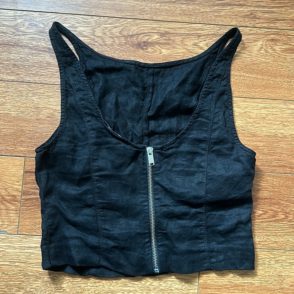 DAGMAR LINEN TOP - Picture 5 of 8